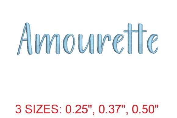 Amourette Embroidery Font: Elegant Stitching for Your Projects