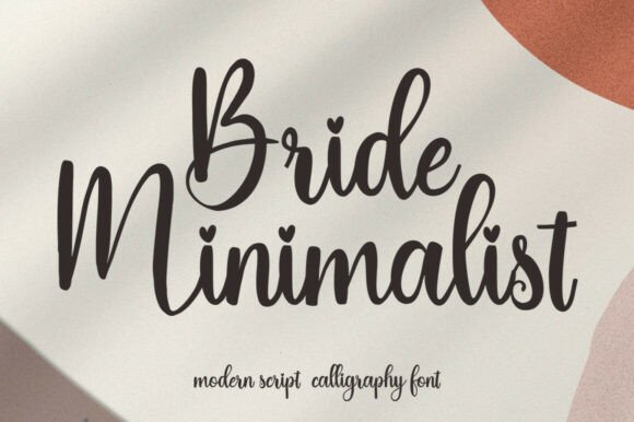 Bride Minimalist Font: Modern Calligraphy for Elegant Designs