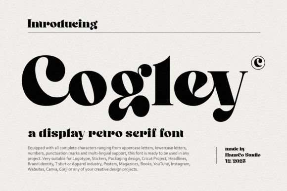 Cogley: A Vintage Serif for Modern Design