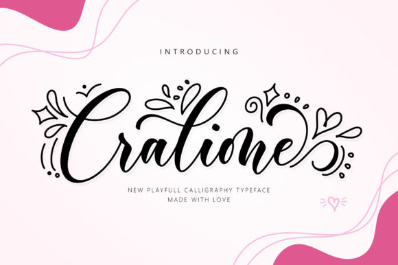 Cralione Script: A Dazzling Script Font for Modern Design