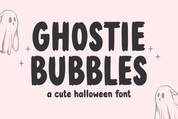 Ghostie Bubbles Font: A Friendly Halloween Typeface