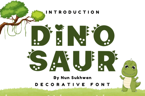 Roar into Creativity with Dinosaur Font