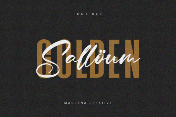 Salloum Golden Font Duo: Elegance Meets Strength