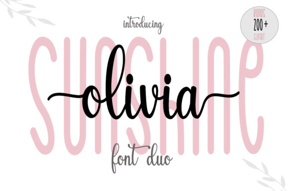 Sunshine Olivia: A Font That Dances with Elegance