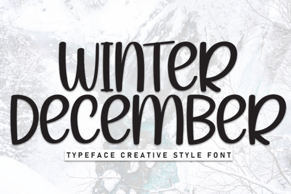 Winter December Font: A Whimsical Handwritten Display Typeface