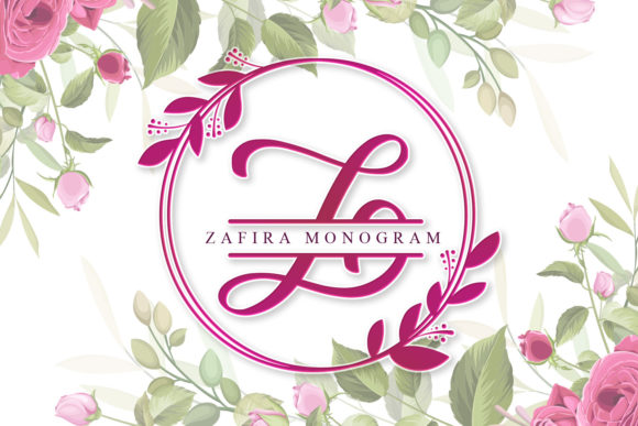 Zafira Monogram Font: Elegant Touches for Creative Projects